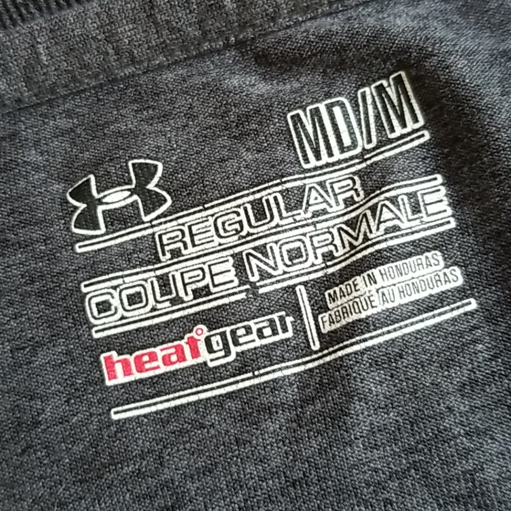 UNDER ARMOUR Gray Short Sleeve Shirt - Picture 3 of 3
